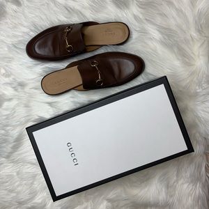 Gucci Leather Betis Glamour Slide
